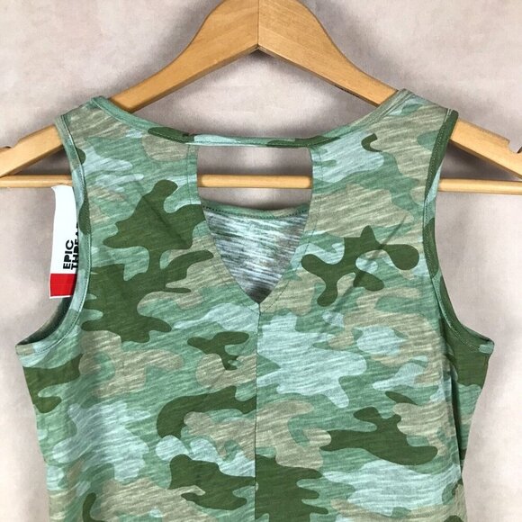 Epic Threads Kids Girls Camo SLAYCATION Tie-Front Tank Top NWT L - Picture 7 of 8